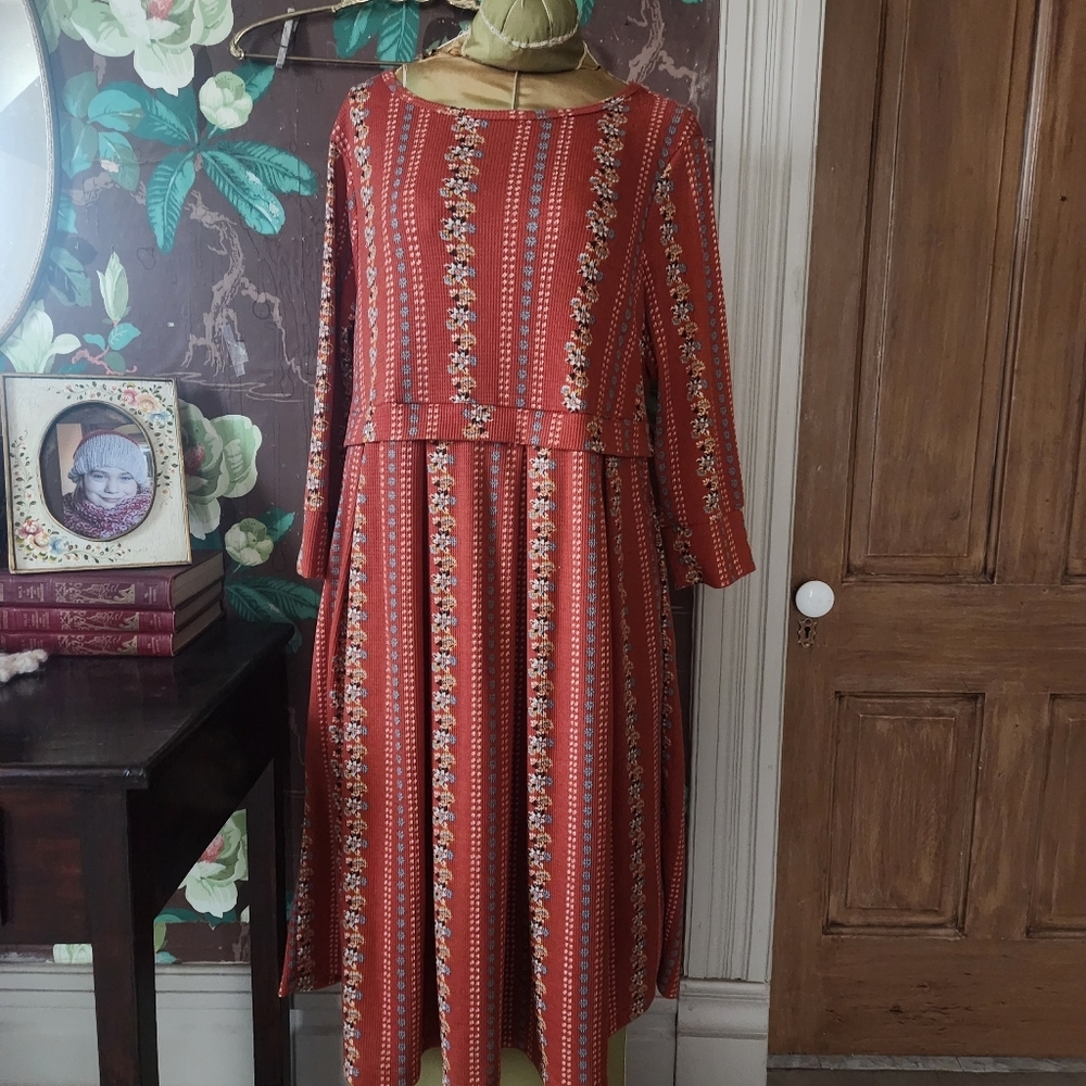 CES FEMME Peasant Style Dress Size Medium